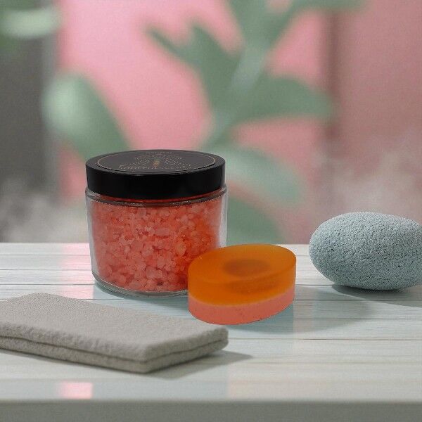 Sacral Chakra Soap & Bath Salt Set - Image 1