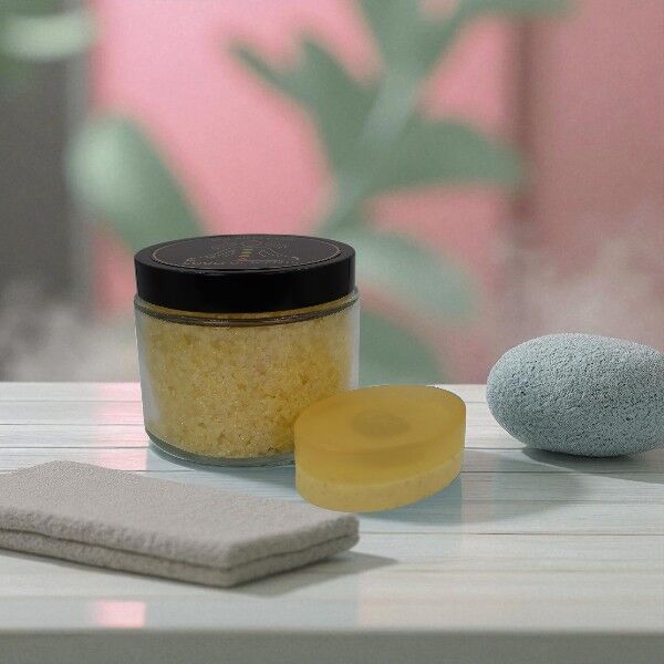 Solar Plexus Chakra Soap & Bath Salt Set - Image 1