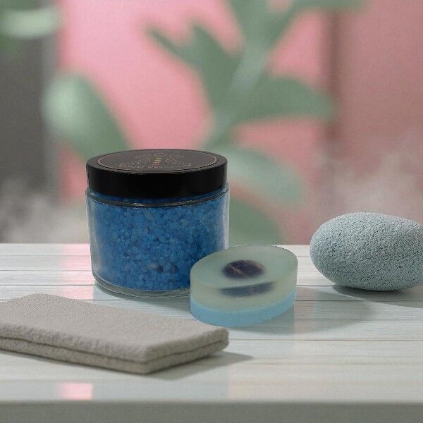 Throat Chakra Soap & Bath Salt - Image 1
