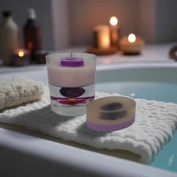 Crown Chakra Candle & Soap - Image 1