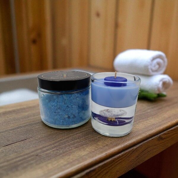 Third Eye Chakra Candle & Bath Salts - Image 1